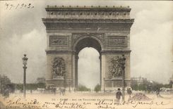 CPA Paris Arc de Triomphe de l'Etoile 
