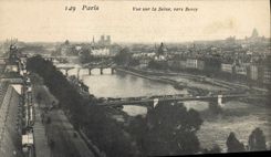 CPA Paris Vue sur la Seine vers Bercy 