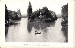 CPA Paris Le Lac du Bois de Boulogne 