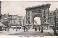 CPA Paris Boulevard Porte St Denis 