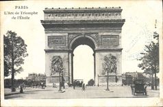CPA Paris L'Arc de Triomphe de l'Etoile 