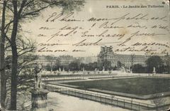 CPA Paris Le Jardin des Tuileries 