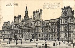 CPA Paris L'Hotel de Ville 