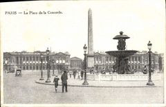 CPA Paris La Place de la Concorde 