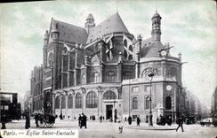 CPA Paris Eglise Saint Eustache 