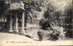 CPA Paris Le Parc Monceau 