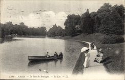 CPA Paris Le Bois de Boulogne Le Lac 