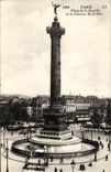 CPA Paris Place de la Bastille et la Colonne de Juillet 