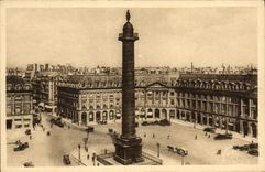 CPA Paris Place et Colone Vendome 