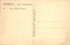 CPA Paris Place et Colone Vendome 