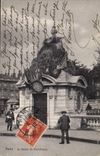 CPA Paris La Statue de Strasbourg 