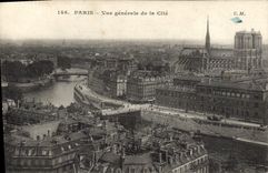 CPA Paris Vue generale de la Cite 