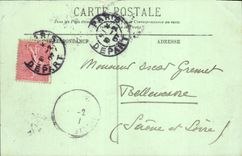 CPA Paris La Seine vers Notre Dame 