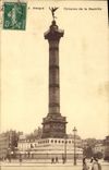 CPA Paris Colonne de la Bastille 