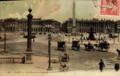 CPA Paris La Place de la Concorde 