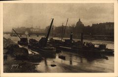 CPA Paris Le Port Saint Nicolas Bateaux