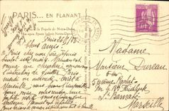 CPA Paris Facade de Notre Dame 