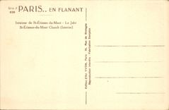 CPA Paris Interieur de St Etienne du Mont 