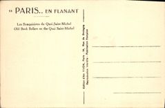CPA Paris Les Bouquinistes du Quai Saint Michel