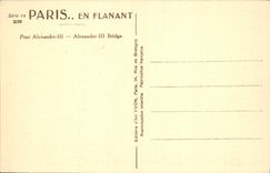 CPA Paris Pont Alexandre III 