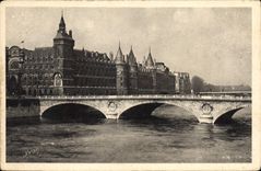 CPA Paris Le Palais de Justice et le Pont au Change 
