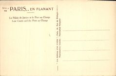 CPA Paris Le Palais de Justice et le Pont au Change 