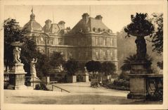 CPA Paris Le Palais et Jardin du Luxembourg 