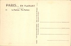 CPA Paris Le Pantheon 