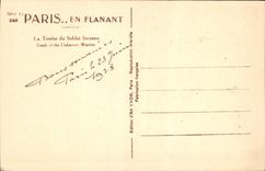 CPA Paris La Tombe du Soldat Inconnu