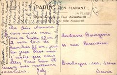 CPA Paris Pont Alexandre III 