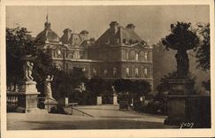 CPA Paris Le Palais et Jardin du Luxembourg 