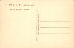 CPA Paris Le Parc des Buttes Chaumont 