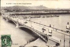 CPA Lyon Pont du Midi et Quai Gailleton 