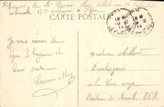 CPA Lyon Le Pont de l'Universite et les Facultes Chocolat Menier Tramway