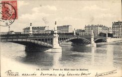CPA Lyon Pont du Midi sur le Rhone 