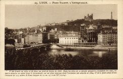 CPA Lyon Pont Tilsitt L'Antiquaille 