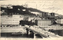 CPA Lyon Le Pont de Tilsit et le Coteau de Fourviere 