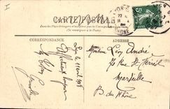 CPA Lyon Le Palais de Justice et le Coteau de Fourviere La Tour et le Restaurant Gay 