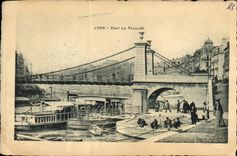 CPA Lyon Pont La Feuillee 