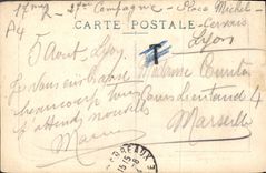 CPA Lyon Vue sur la Saone vers Saint Georges Chocolat Menier