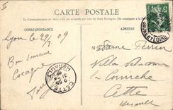 CPA Lyon Pont La Feuillee et Coteau de la Croix Rousse 