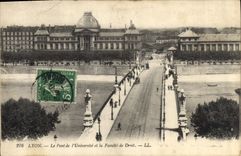 CPA Lyon Le Pont de l'Universite et le Faculte de Droit 