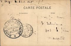 CPA Lyon Vue sur la Saone vers St Georges Chocolat Menier