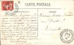 CPA Marseille La place d'Aix et l'Arc de Triomphe 