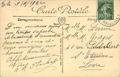 CPA Marseille La Place d'Aix et l'Arc de Triomphe 