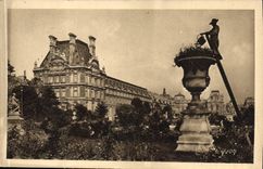 CPA Paris Le Pavillon de Marsan au Jardin des Tuileries 