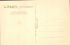 CPA Paris Le Parvis de Notre Dame 