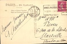 CPA Paris Place et Colonne Vendome 