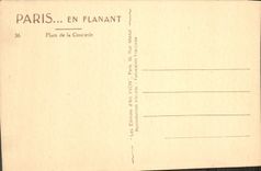 CPA Paris Place de la Concorde 