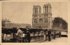 CPA Paris Les Bouquimistes du Quai Saint Michel 